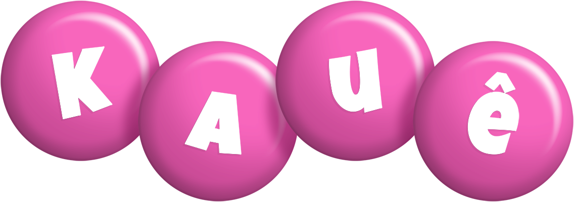Kauê candy-pink logo