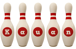 Kauan bowling-pin logo