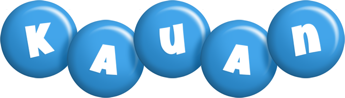 Kauan candy-blue logo