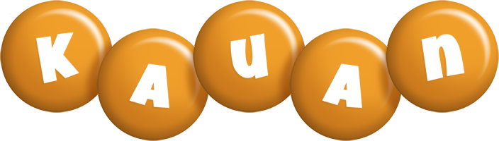 Kauan candy-orange logo
