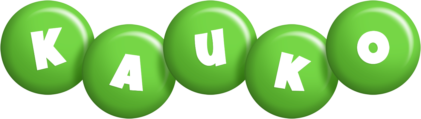 Kauko candy-green logo