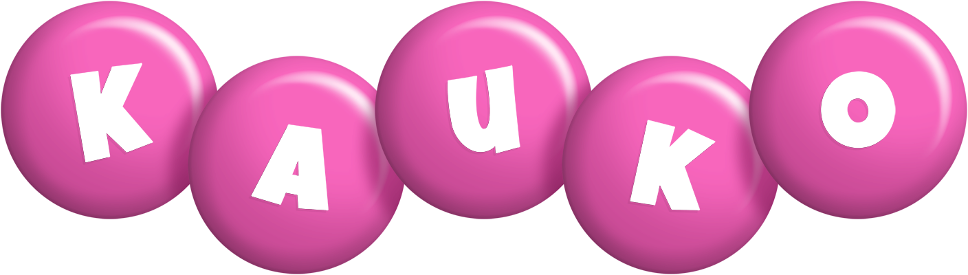 Kauko candy-pink logo