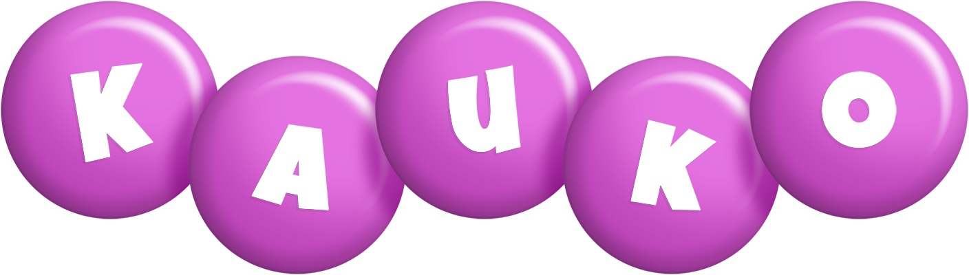 Kauko candy-purple logo