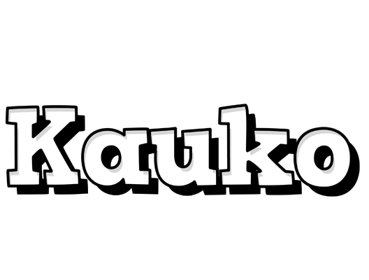 Kauko snowing logo