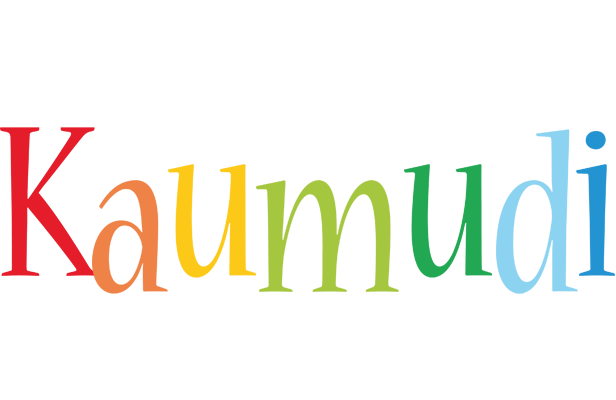 Kaumudi birthday logo
