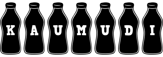 Kaumudi bottle logo