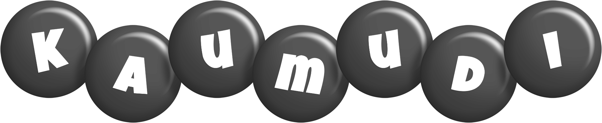 Kaumudi candy-black logo