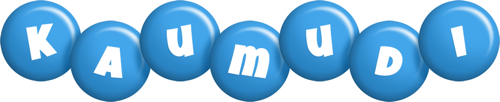 Kaumudi candy-blue logo