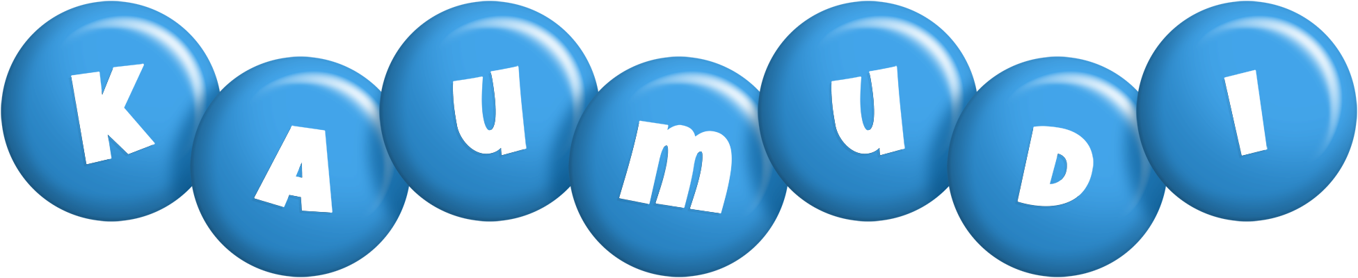 Kaumudi candy-blue logo