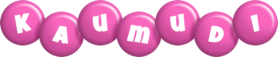 Kaumudi candy-pink logo