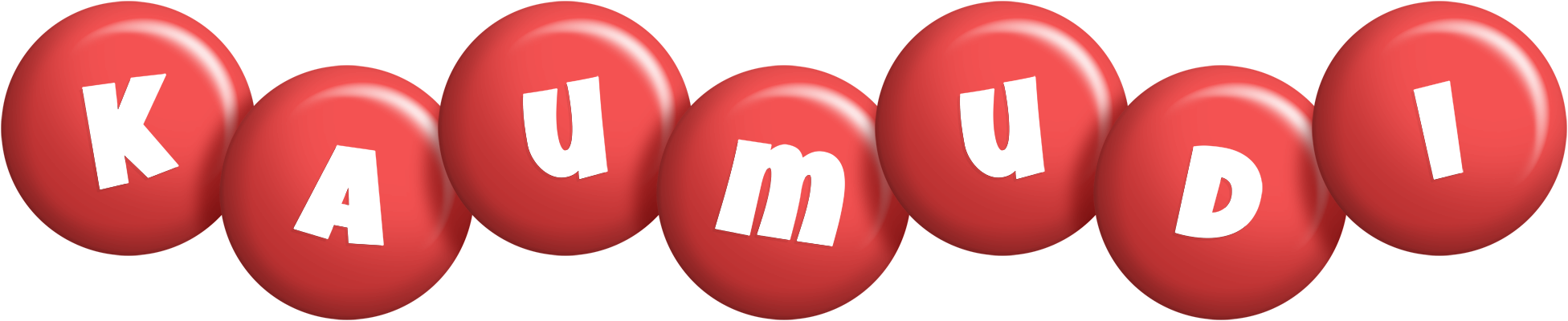 Kaumudi candy-red logo