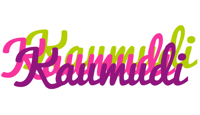 Kaumudi flowers logo