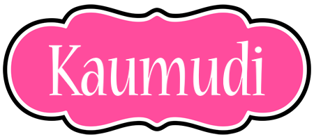 Kaumudi invitation logo