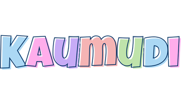 Kaumudi pastel logo