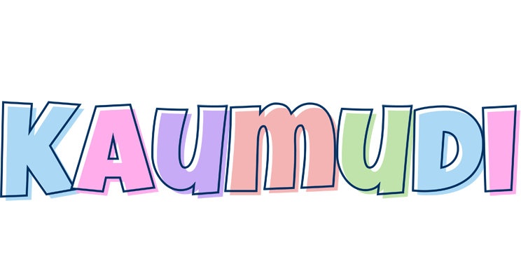 Kaumudi pastel logo