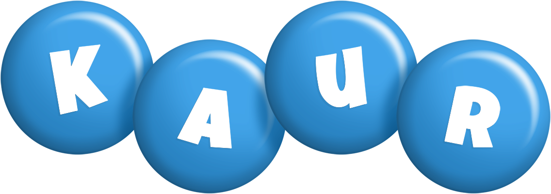 Kaur candy-blue logo