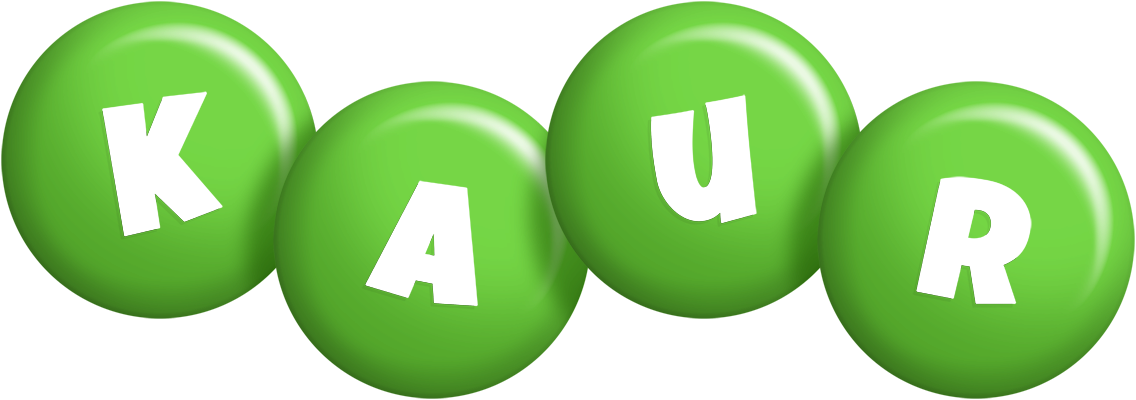 Kaur candy-green logo