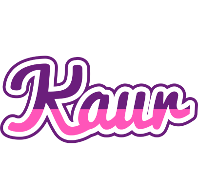 Kaur cheerful logo