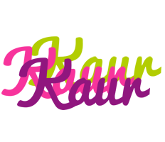 Kaur flowers logo