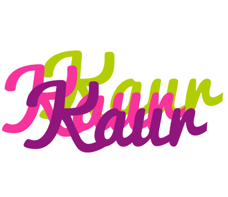 Kaur flowers logo
