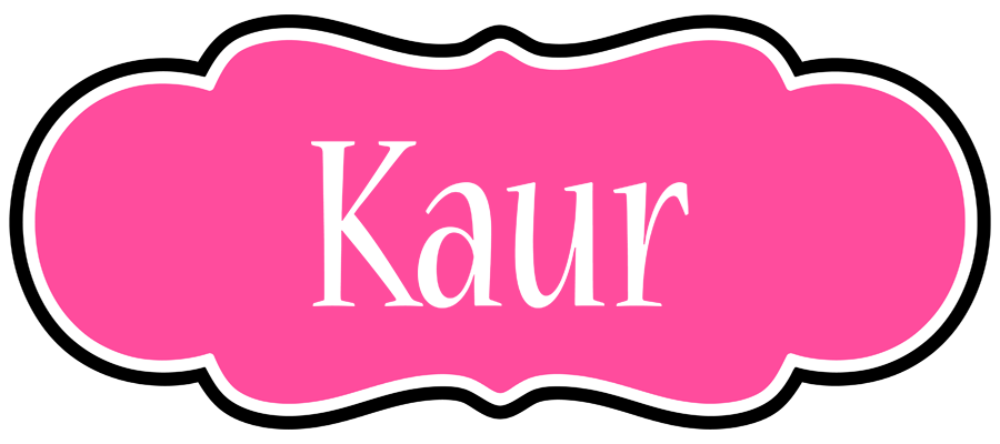 Kaur invitation logo