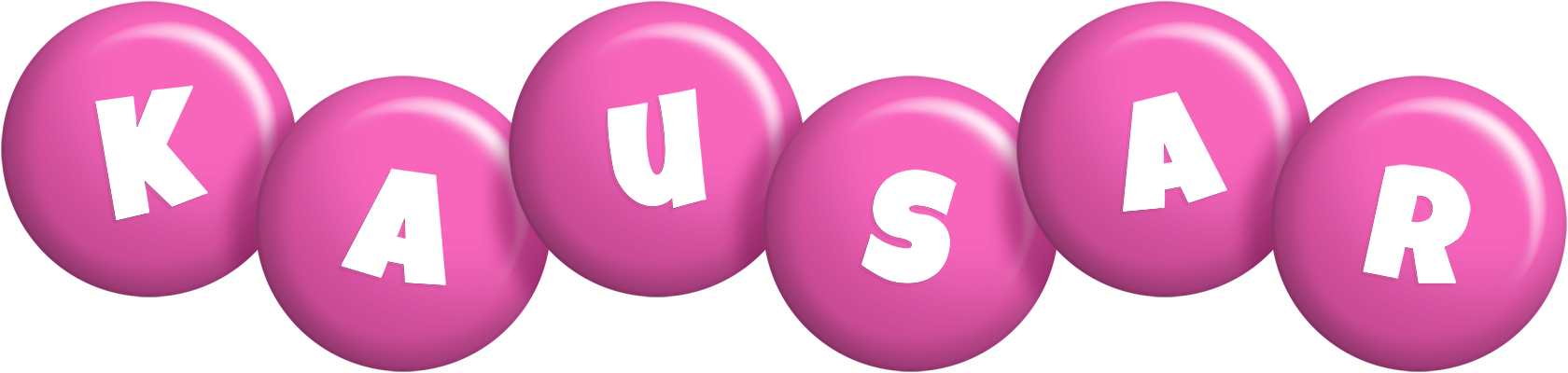 Kausar candy-pink logo