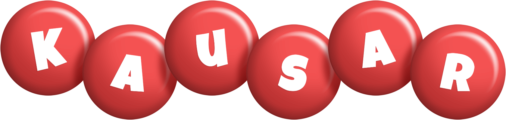Kausar candy-red logo