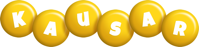 Kausar candy-yellow logo