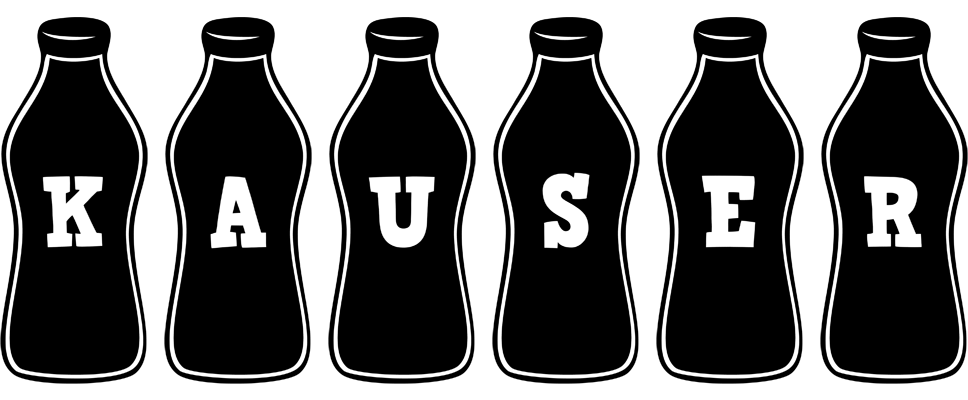 Kauser bottle logo