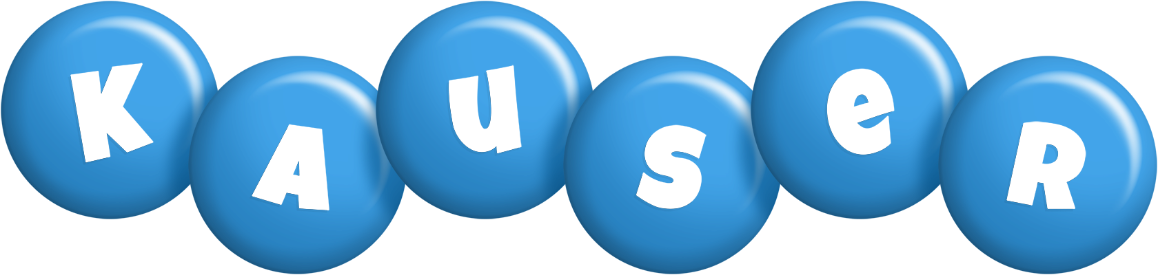 Kauser candy-blue logo