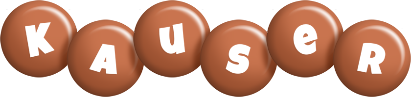 Kauser candy-brown logo