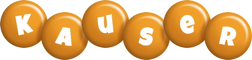 Kauser candy-orange logo