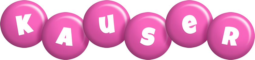 Kauser candy-pink logo