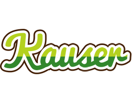 Kauser golfing logo