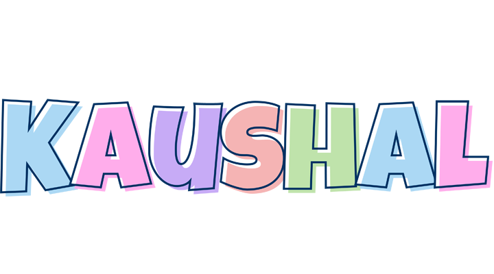 Kaushal pastel logo