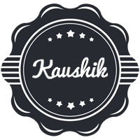 Kaushik badge logo