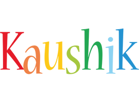 Kaushik birthday logo