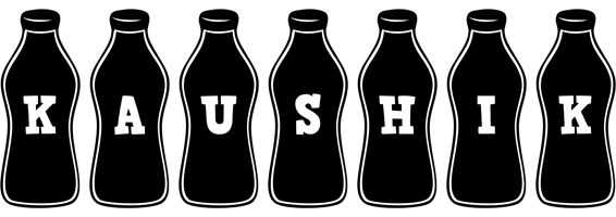 Kaushik bottle logo