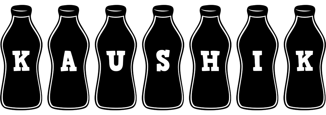 Kaushik bottle logo