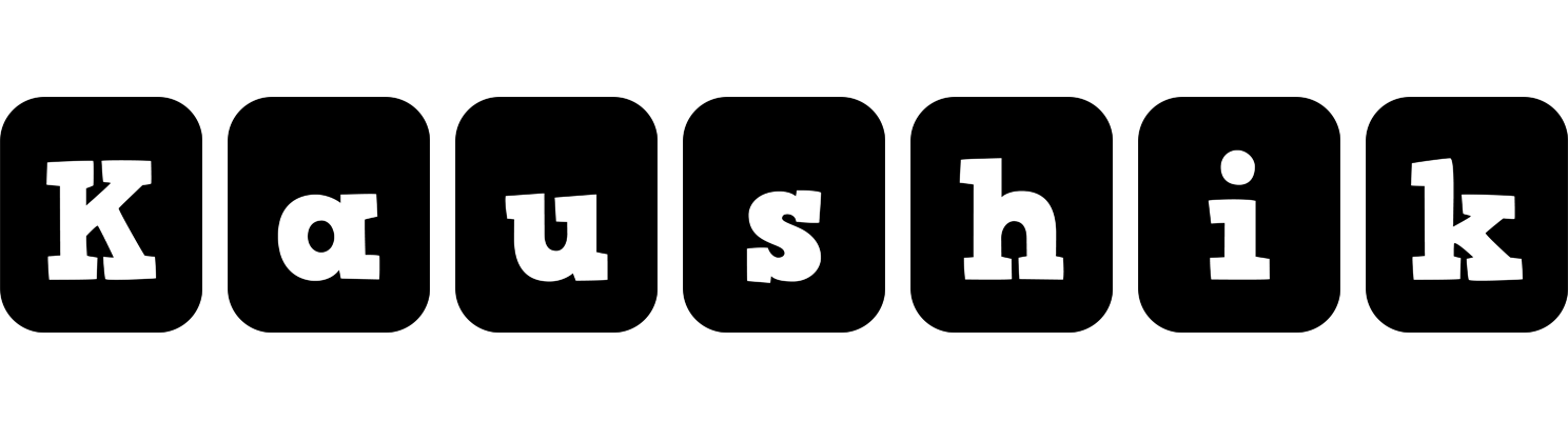 Kaushik box logo