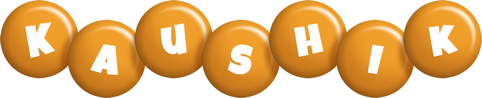 Kaushik candy-orange logo