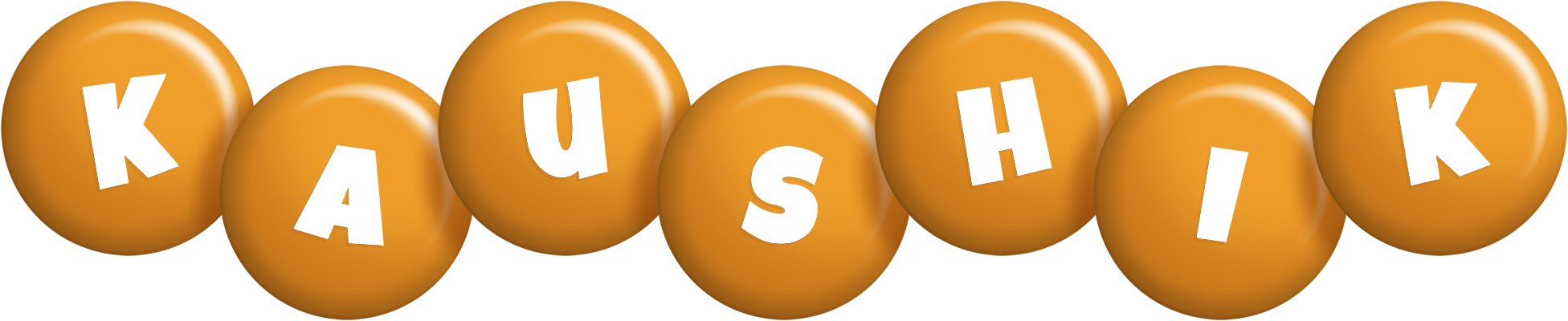 Kaushik candy-orange logo