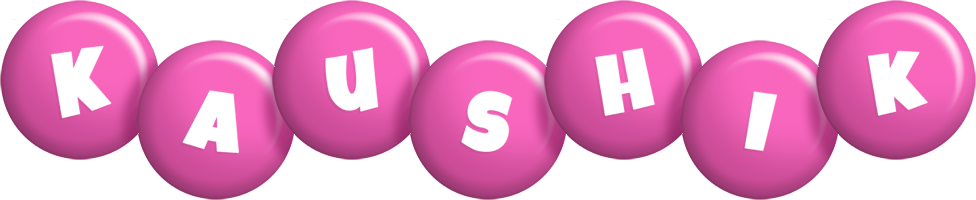 Kaushik candy-pink logo