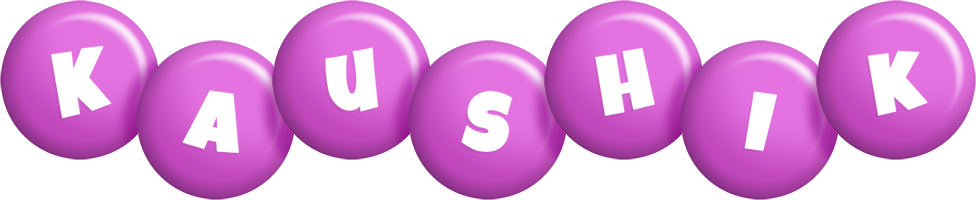 Kaushik candy-purple logo