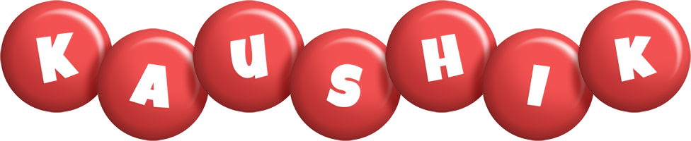 Kaushik candy-red logo