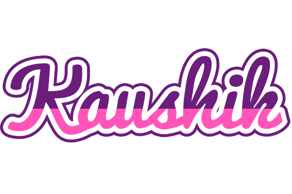 Kaushik cheerful logo