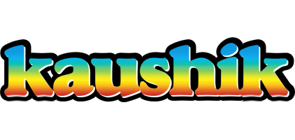 Kaushik color logo
