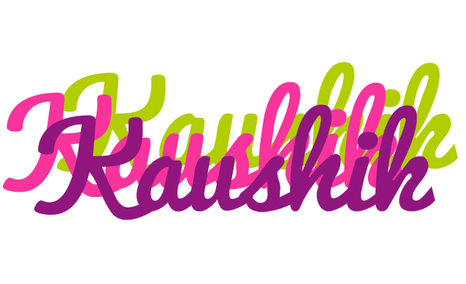 Kaushik flowers logo