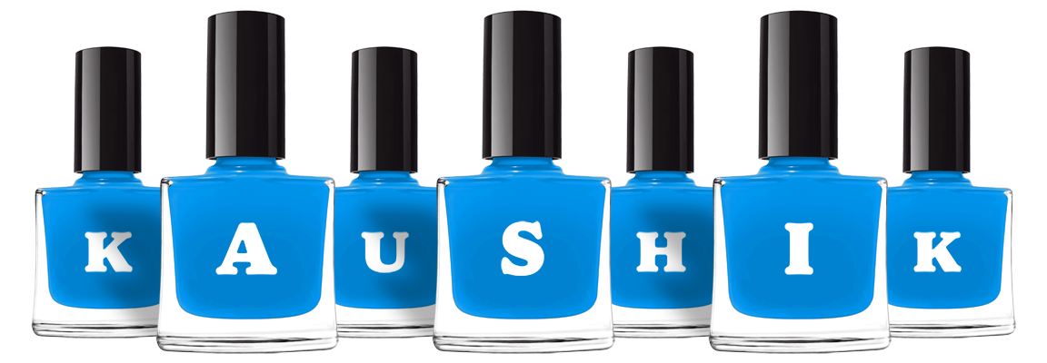 Kaushik glossy logo