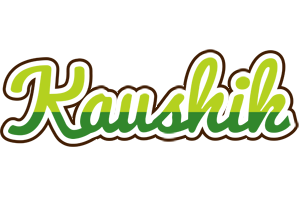 Kaushik golfing logo